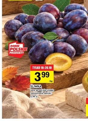 Śliwki promocja w Gram Market