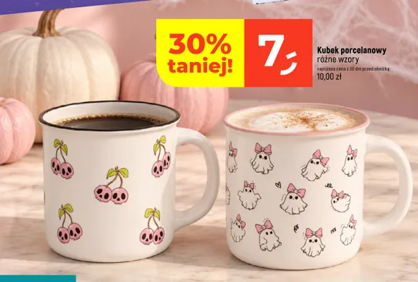 Kubek porcelanowy promocja w Dealz