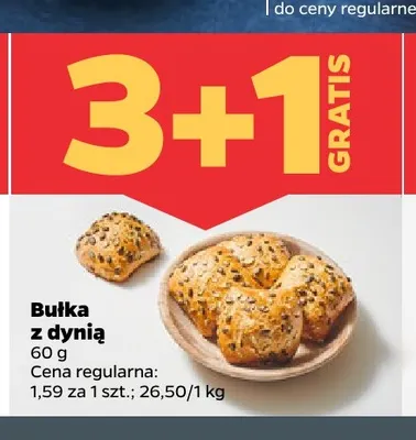 Bułka z dynią promocja w Netto