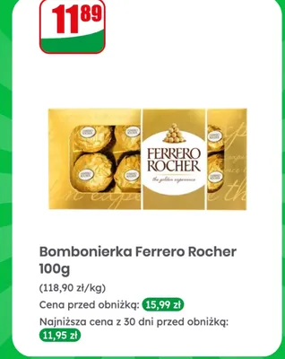 Bombonierka Ferrero Rocher promocja w Dino