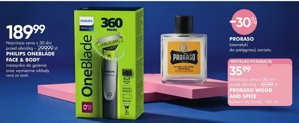 Maszynka do golenia oraz wymienne wkłady promocja w Super-Pharm