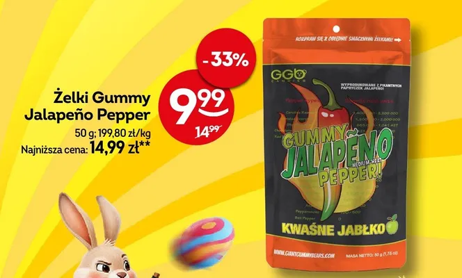 Żelki Gummy Jalapeño Pepper promocja w Żabka