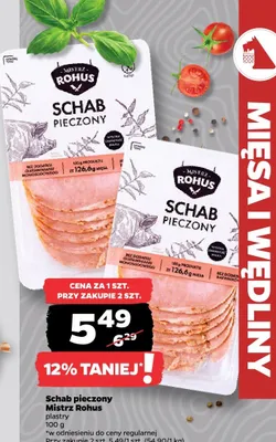 Schab pieczony mistrz rohus plastry promocja w Netto