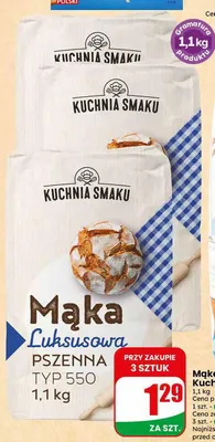 Mąka pszenna Luksusowa Kuchnia Smaku Typ 550 promocja w Dino