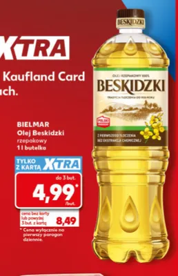 Olej rzepakowy Beskidzki promocja w Kaufland