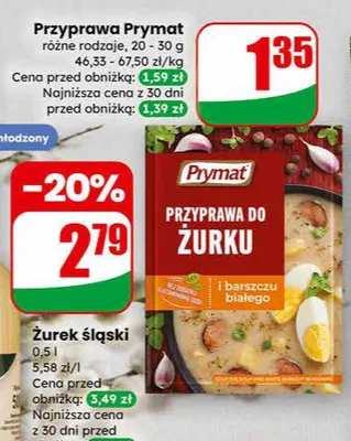 Żurek śląski promocja w Dino