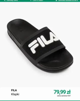 Klapki FILA promocja w Deichmann