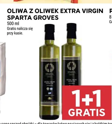 Oliwa z oliwek extra virgin Sparta Groves promocja w Stokrotka