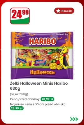 Żelki Halloween Minis Haribo promocja w Dino