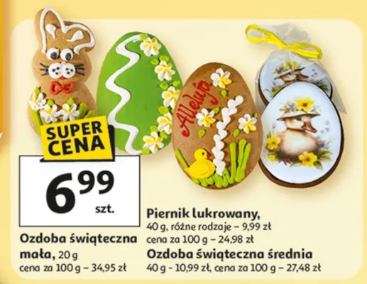 Piernik lukrowany, różne rodzaje promocja w Auchan