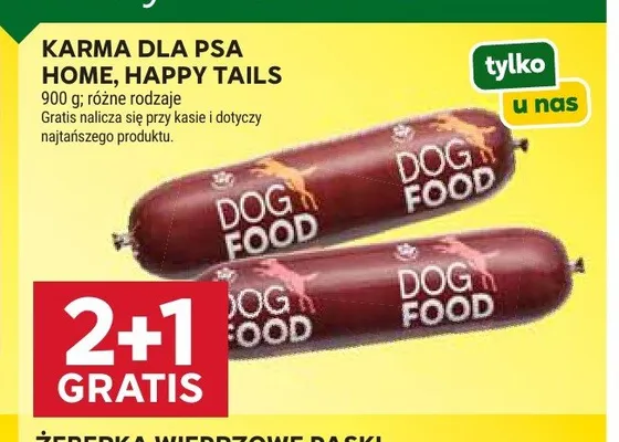 Karma dla psa Home promocja w Stokrotka
