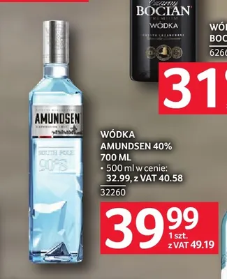 Wódka Amundsen 40% 700 ml promocja w Selgros