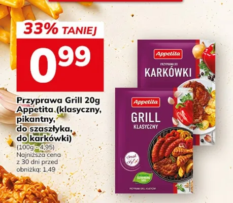 Przyprawa Grill klasyczny Appetita promocja w Hitpol