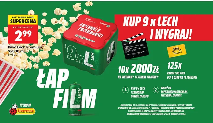 Piwo Premium promocja w Biedronka