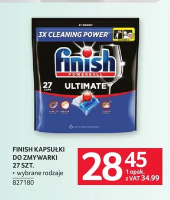Kapsułki do zmywarki Finish promocja w Selgros