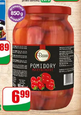 Pomidory marynowane całe Barri promocja w Dino