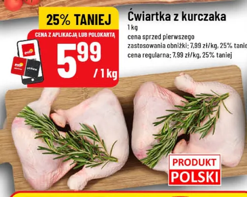 Ćwiartka z kurczaka promocja w POLOmarket