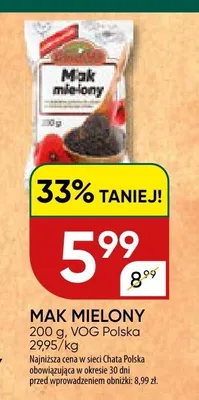Mak mielony promocja w Chata Polska