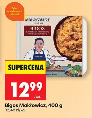 Bigos z dodatkiem wieprzowiny i kiełbasy  promocja w Biedronka