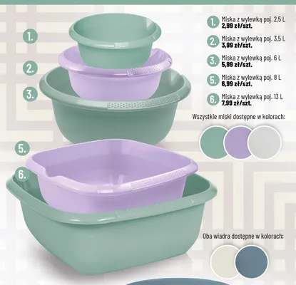 Miska z wylewką 8l promocja w POLOmarket