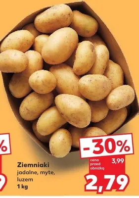 Ziemniaki jadalne myte luzem promocja w Kaufland