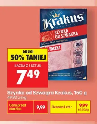 Szynka od Szwagra Krakus promocja w Biedronka
