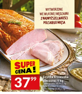 Szynka królewska pieczona Białecki Wędzarnia promocja w Twój Market