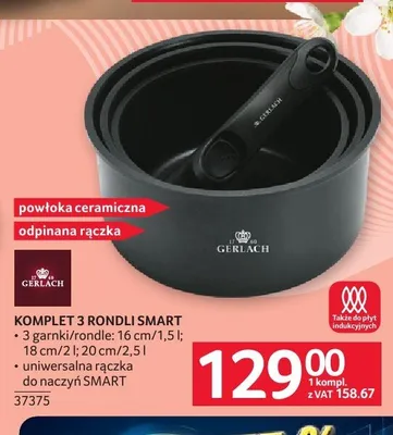 Komplet 3 rondli Gerlach Smart promocja w Selgros