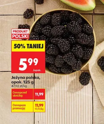Jeżyna polska promocja w Biedronka