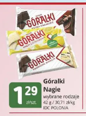 Wafle Góralki Nagie extra kakaowe promocja w Marketvita