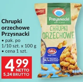 Chrupki orzechowe Przysnacki promocja w Makro