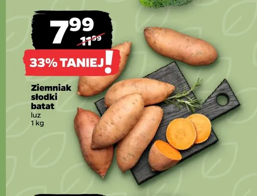 Ziemniaki słodkie bataty promocja w Netto