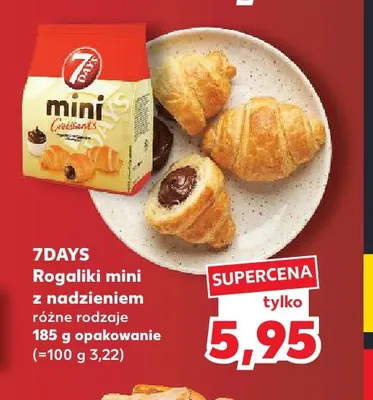 Rogaliki mini z nadzieniem 7Days promocja w Kaufland