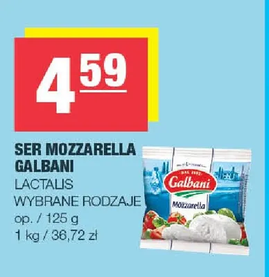 Ser mozzarella Galbani promocja w SPAR