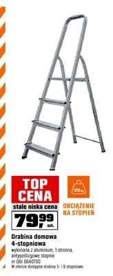 Drabina domowa 4-stopniowa promocja w OBI