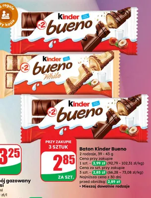 Baton Kinder Bueno promocja w Dino