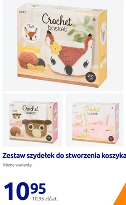 Zestaw szydełek do stworzenia koszyka Lis AVEC Ø16 cm promocja w Action