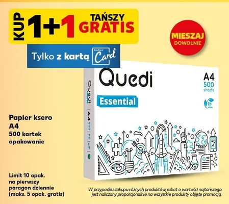Papier ksero Essential promocja w Kaufland