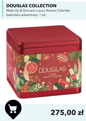Kalendarz adwentowy Make-Up & Skincare Luxury Advent Calendar Douglas Collection promocja w Douglas