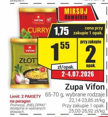 Zupa błyskawiczna Vifon promocja w Delikatesy Sezam