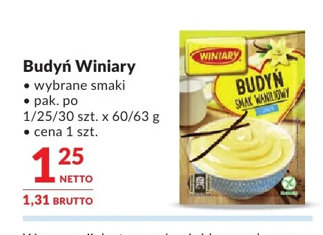 Budyń Winiary promocja w Makro