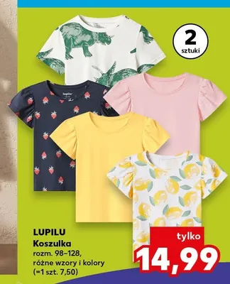 Koszulka dziecięca Lupilu 2-pak promocja w Kaufland