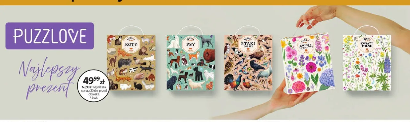 Puzzle PUZZLOVE Koty promocja w Empik