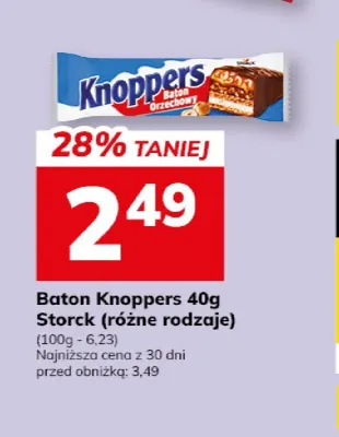 Baton Knoppers orzechowy promocja w Hitpol