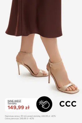 Sandały Nine West promocja w CCC