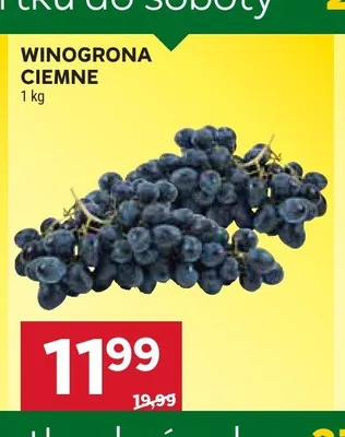 Winogrona ciemne promocja w Stokrotka