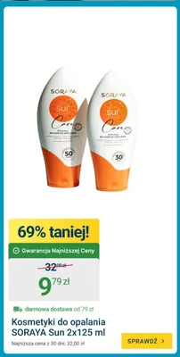 Kosmetyki do opalania Soraya Sun 2-pak 125 ml promocja w ERLI