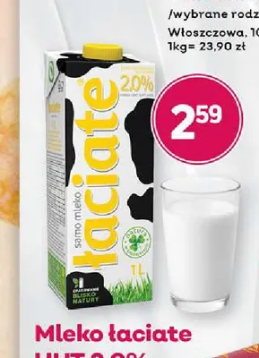 Mleko 0.5% Łaciate promocja w Bliski