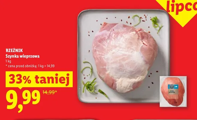 Szynka wieprzowa Rzeźnik promocja w Lidl