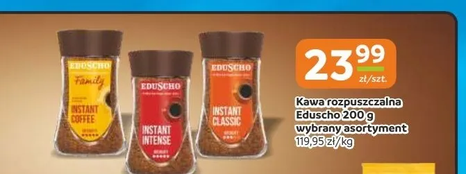 Kawa rozpuszczalna Eduscho Instant Intense promocja w Gama